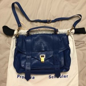 Proenza Schouler ps1 medium royal blue cross body
